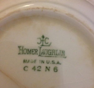 Homer Laughlin Stamp